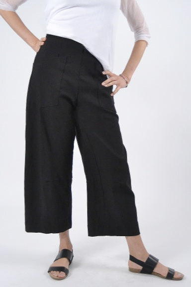 Rimini Pant in Stretch Twill in Black