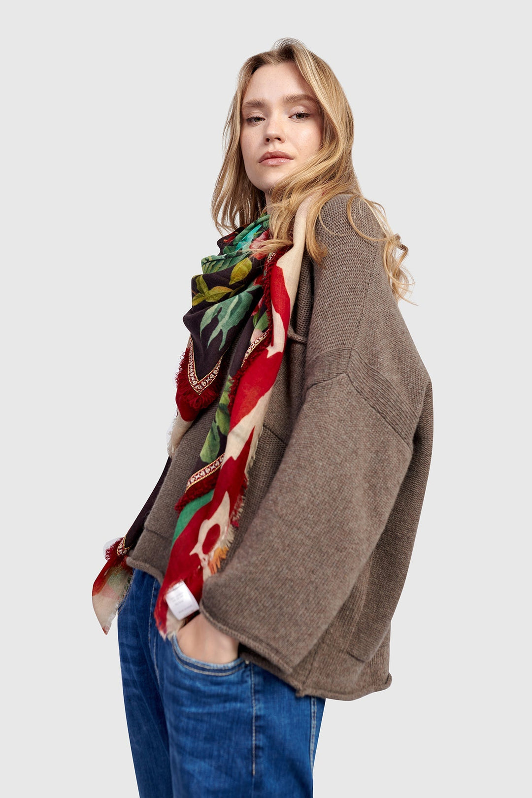 Marquetta Scarf, Floral