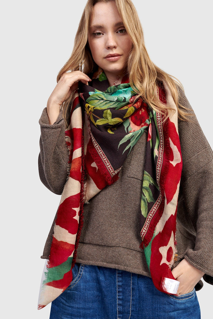 Marquetta Scarf, Floral