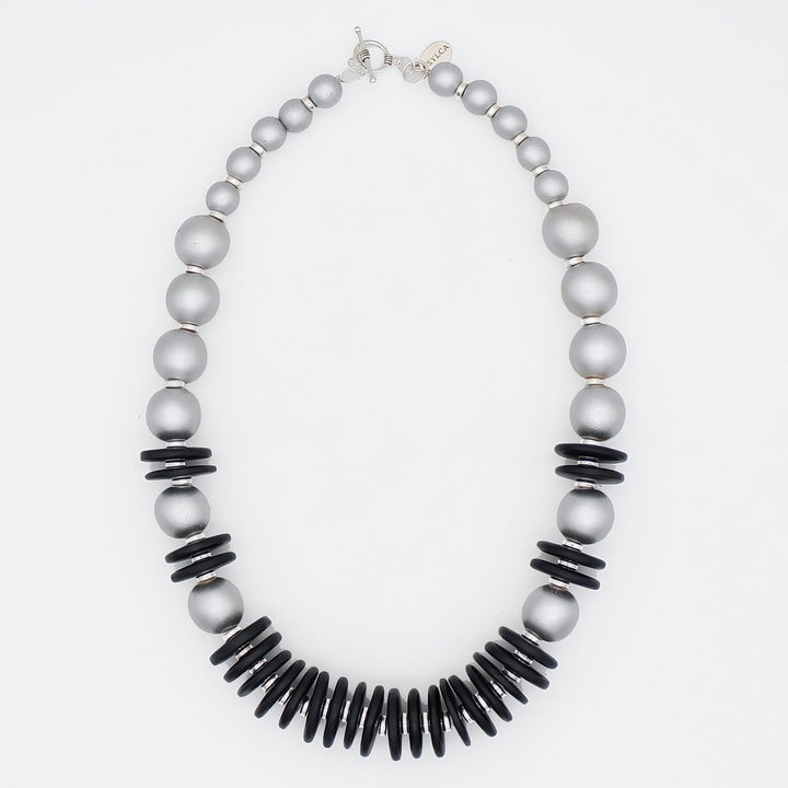 Black and Silver Amaris Necklace