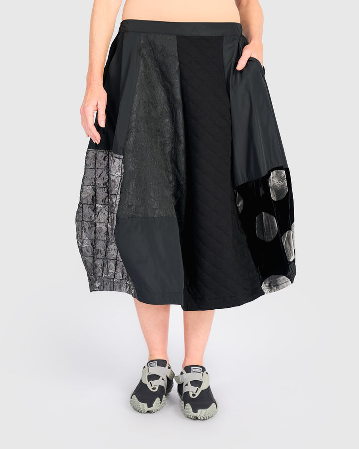 Spark Bubble Skirt Silver Mix
