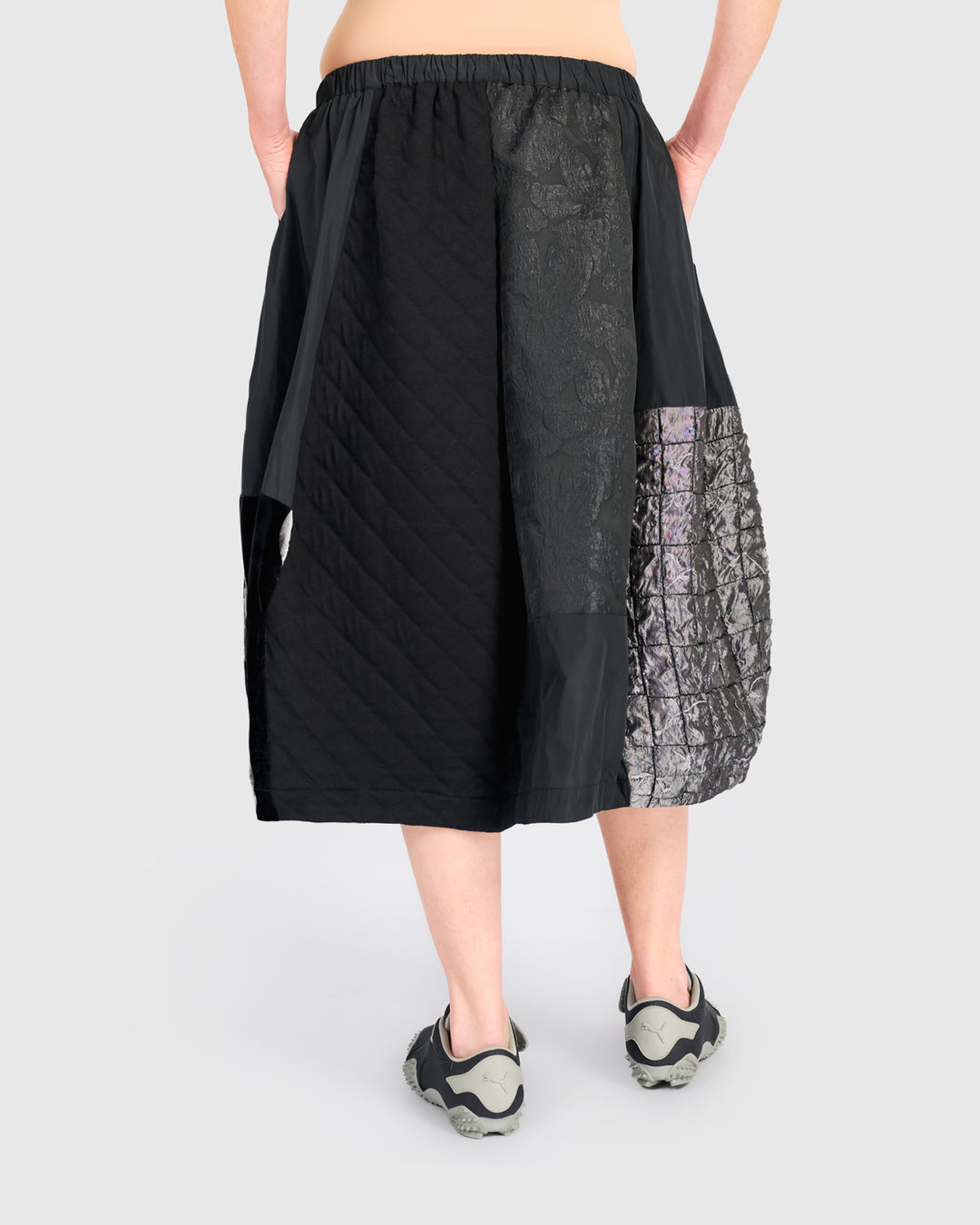 Spark Bubble Skirt Silver Mix
