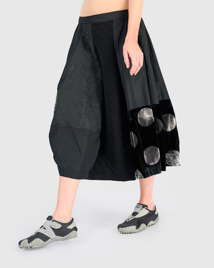 Spark Bubble Skirt Silver Mix