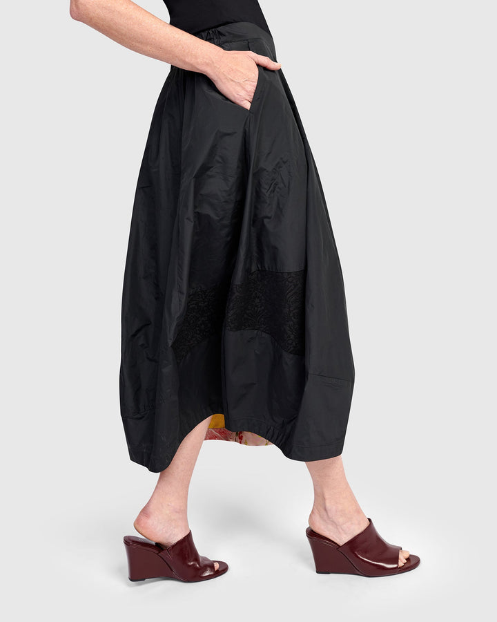 Lauryn Cocoon Skirt Black