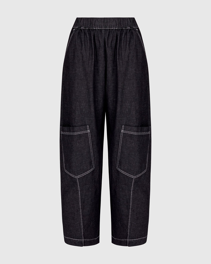 Paypaya Relaxed Pant Black Denim
