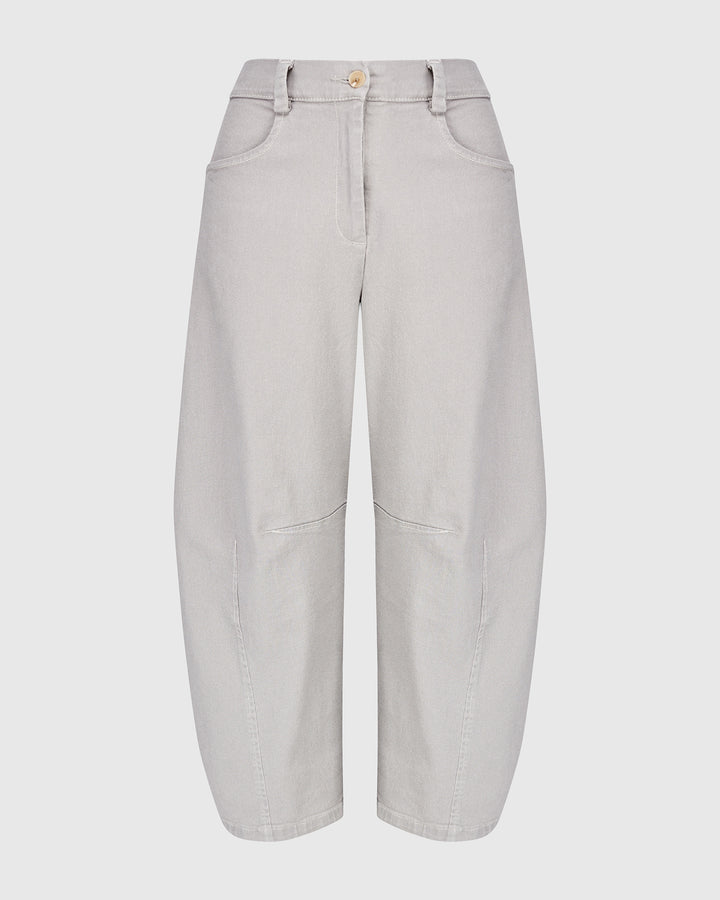 Barrel Leg Pant Grey