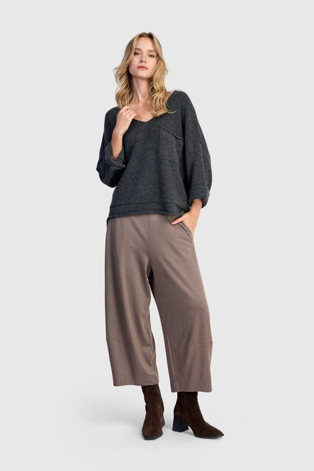 Sunday Lantern Pants, Brown