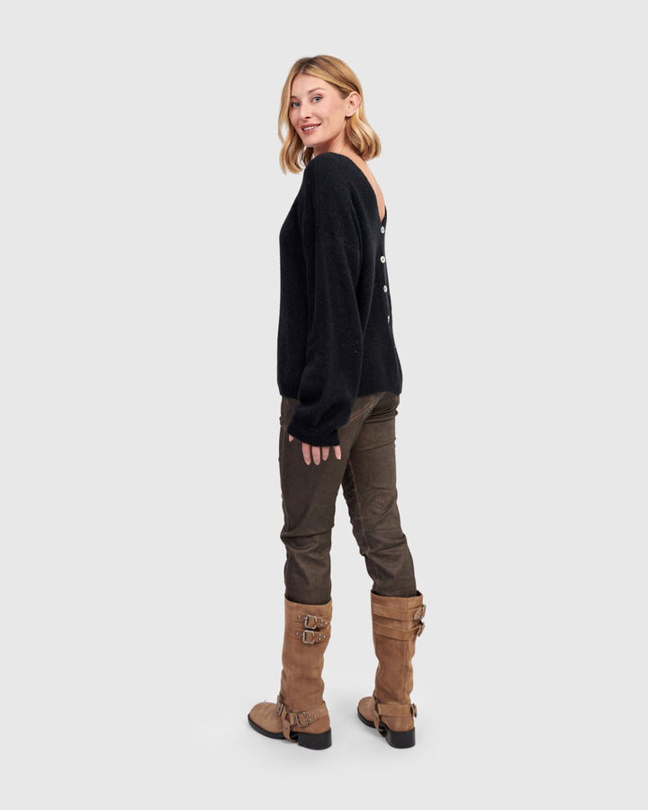 Washed Iconic Stretch Jeans, Brown