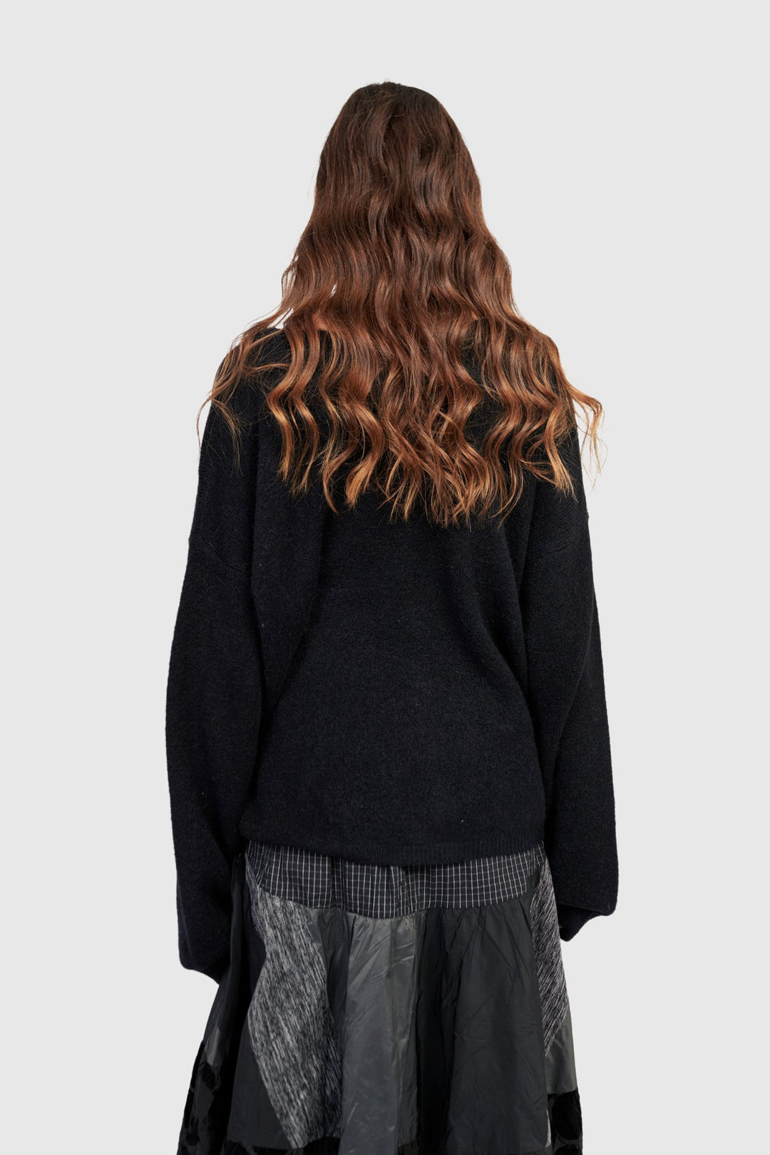 Chacha Reversible Cardigan, Black