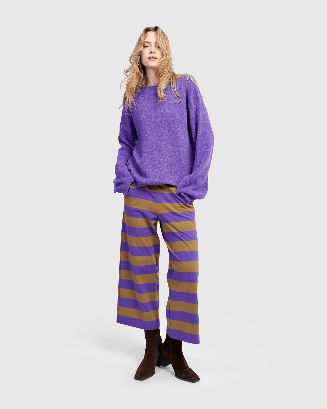 Chacha Reversible Cardigan - Purple