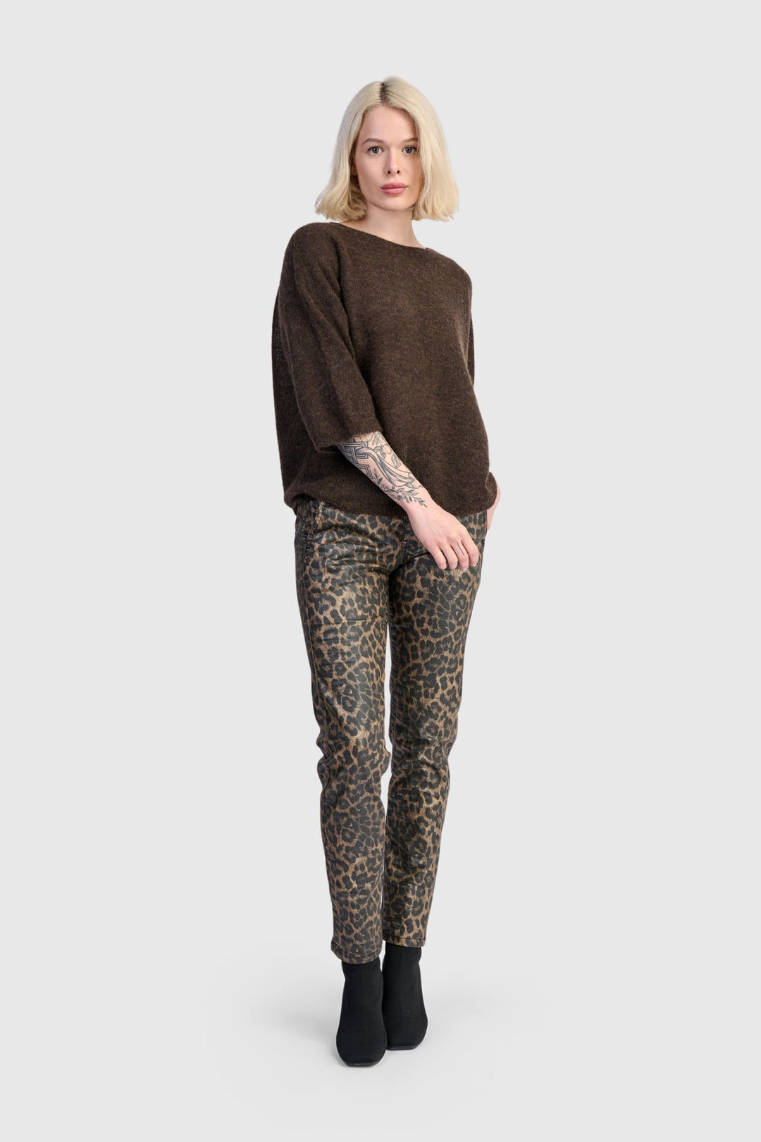 Core Pullover Sweater, Coffee