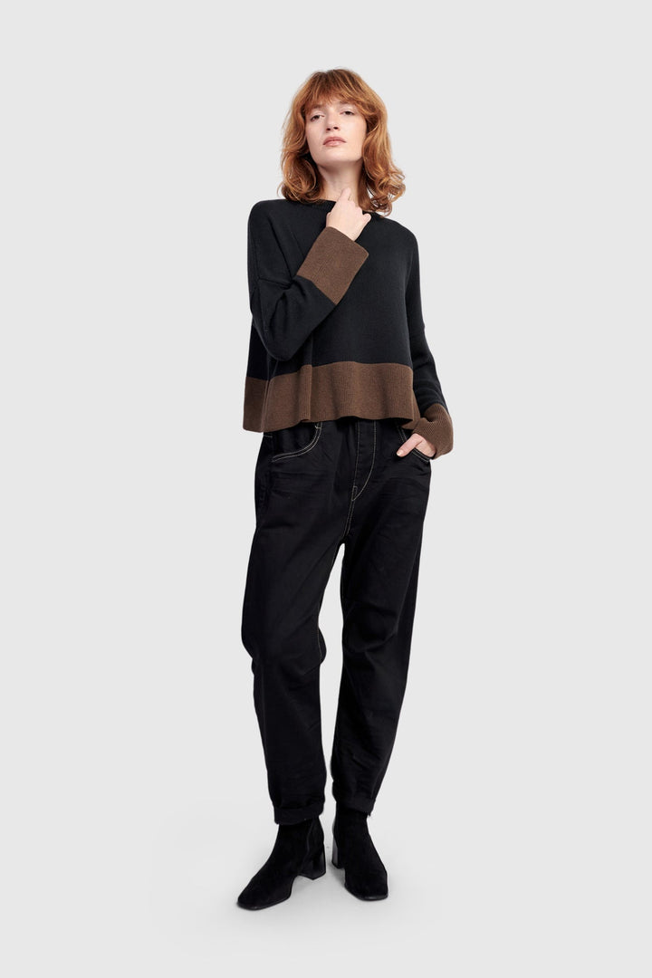 Weekend Boyfriend Jogger Jeans, Black