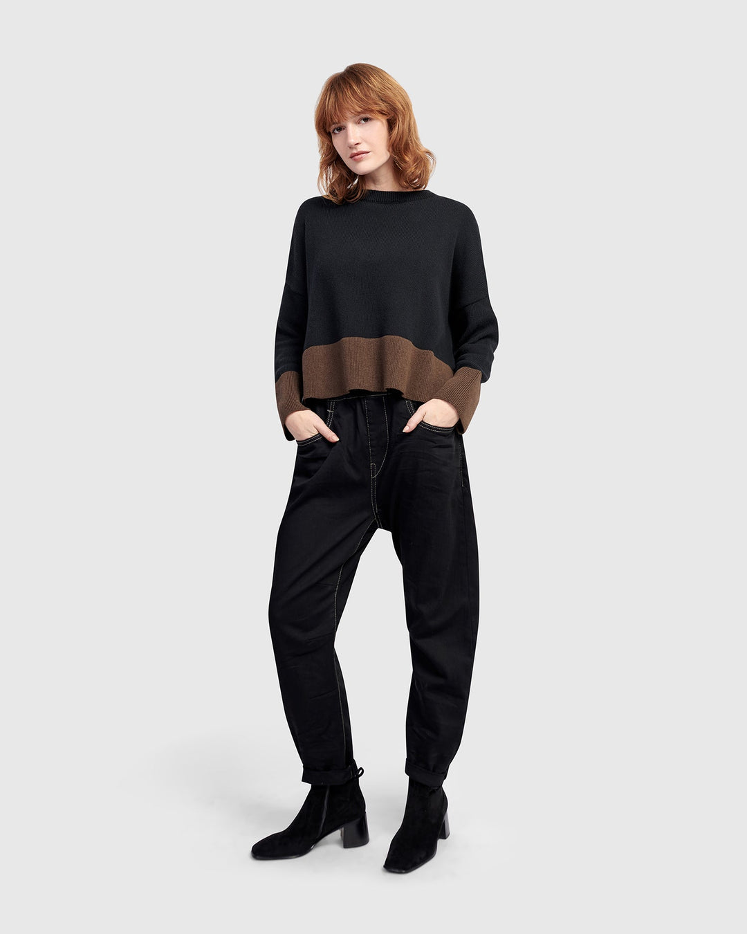 Vista Block Sweater, Mix
