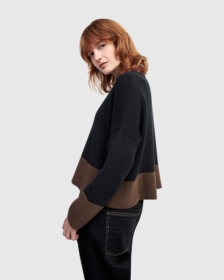 Vista Block Sweater, Mix