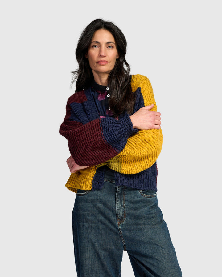 Carnival Chunky Cardigan, Honey