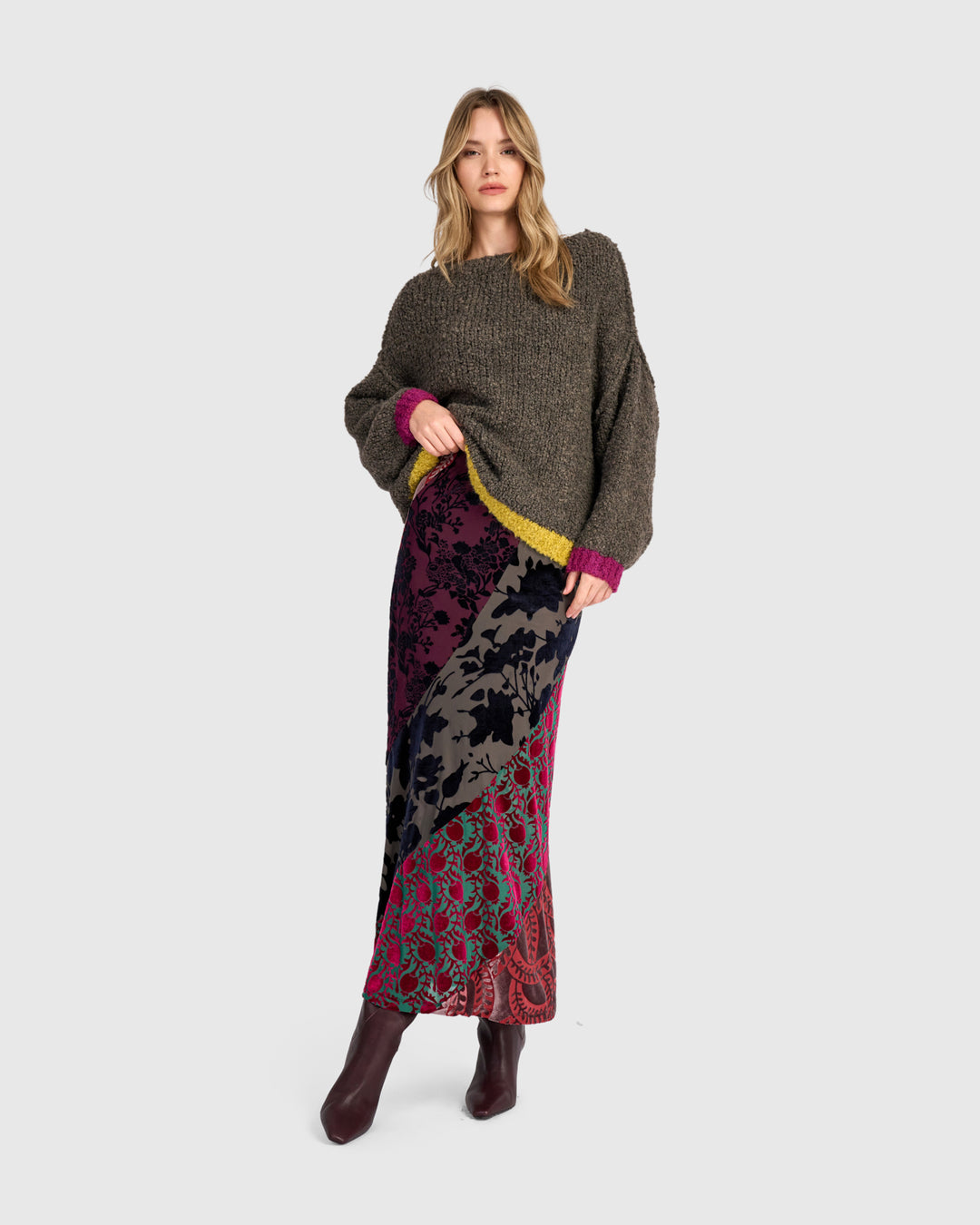 Reliquary Slim Skirt, Regal