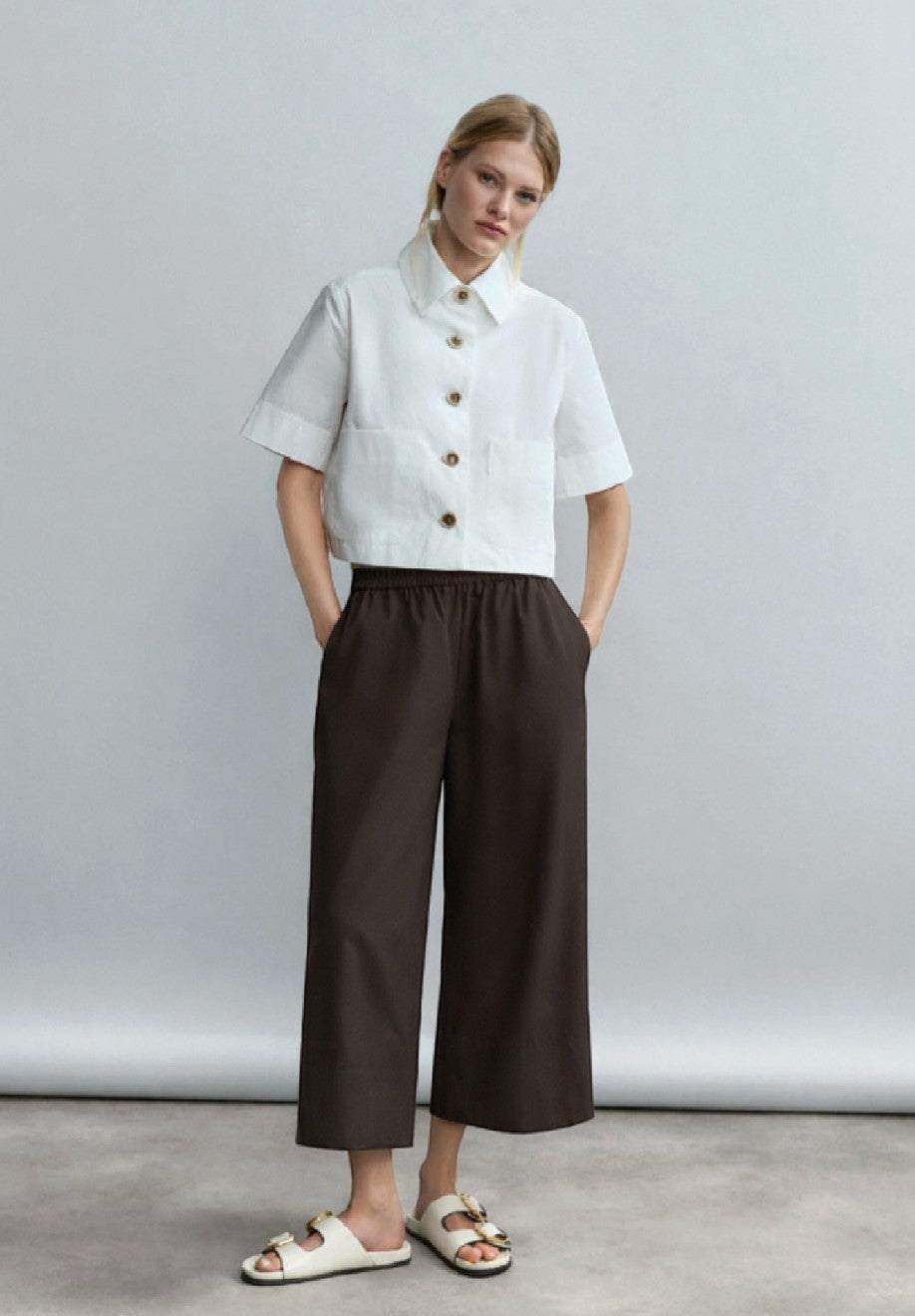 Crop Pant Chocolate