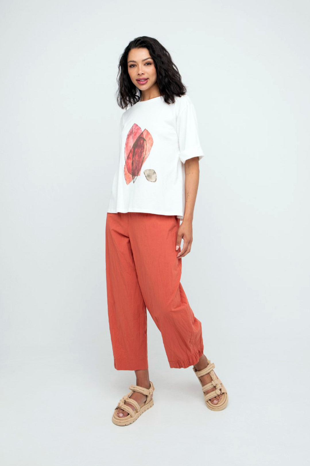 Elbow Sleeve Tee Chili