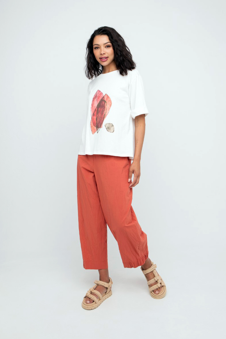 Elbow Sleeve Tee Chili