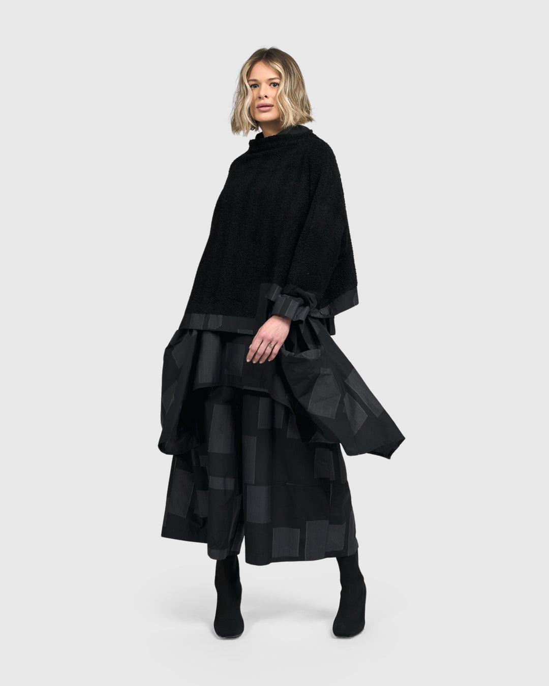 Urban Paradox Oversized Shirt, Squares