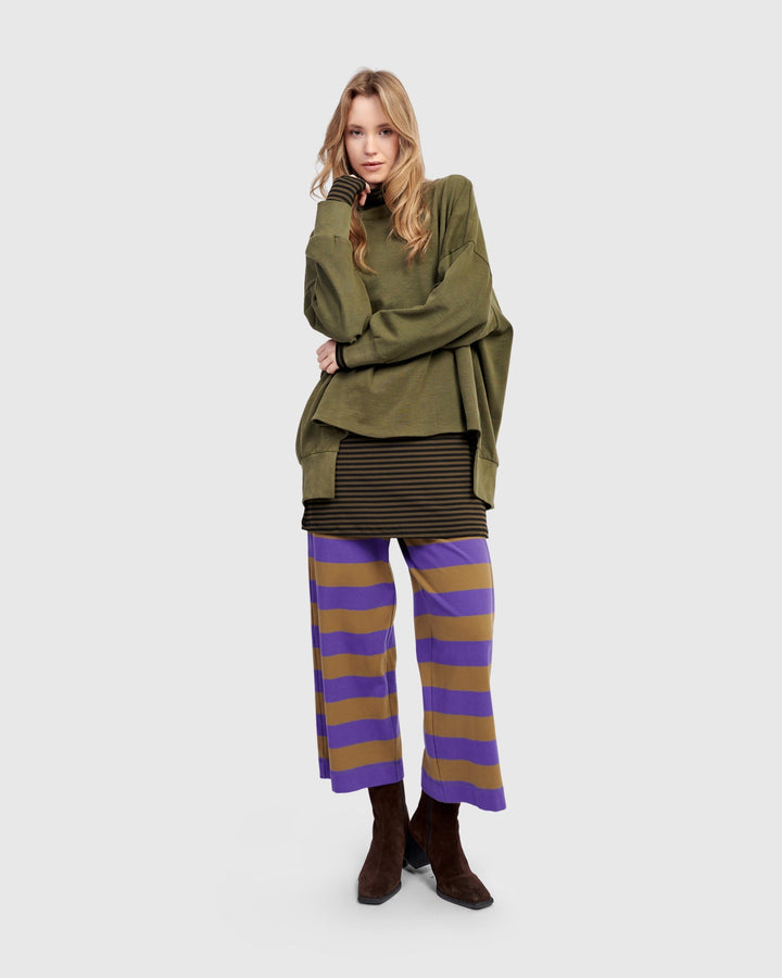Urban Kasbah Crewneck Top, Olive