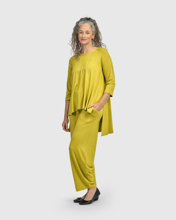 Essential Hi-Lo Top, Lime