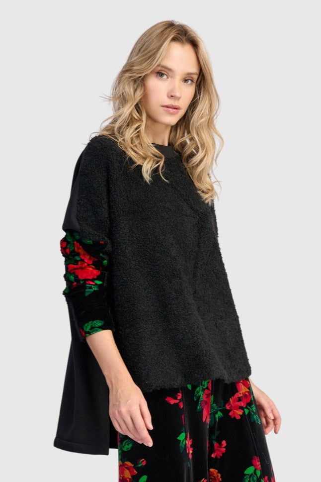 Spotlight Boucle Top, Roses