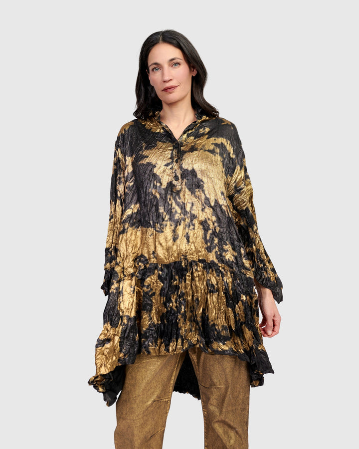 Sizzle Tunic, Gold