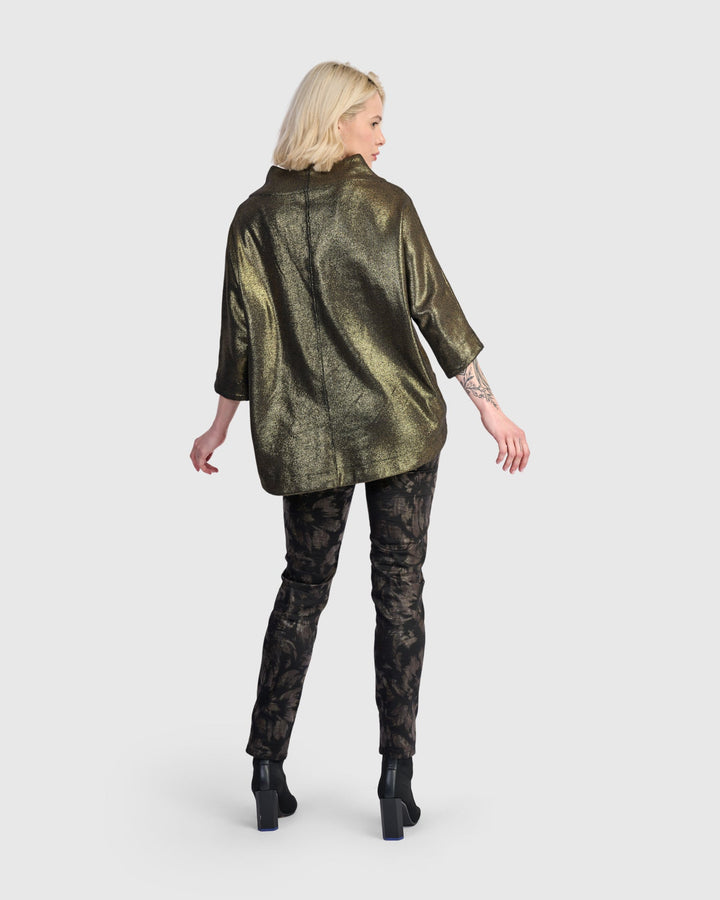 Roxy Pullover Top, Gold