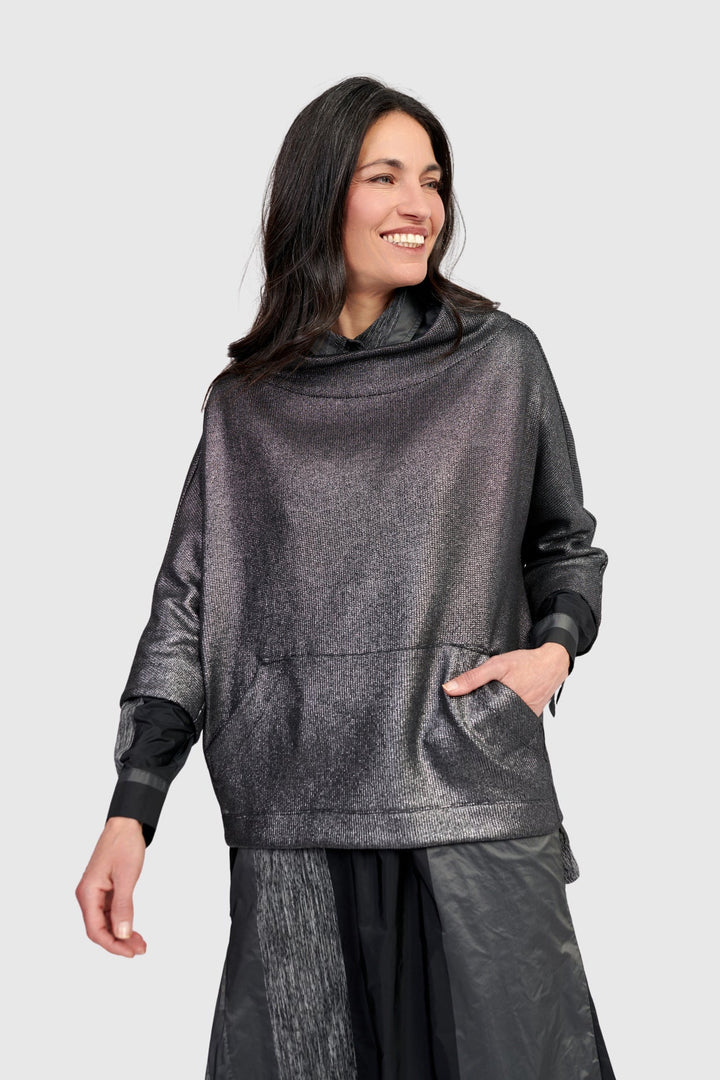 Roxy Pullover Top, Silver