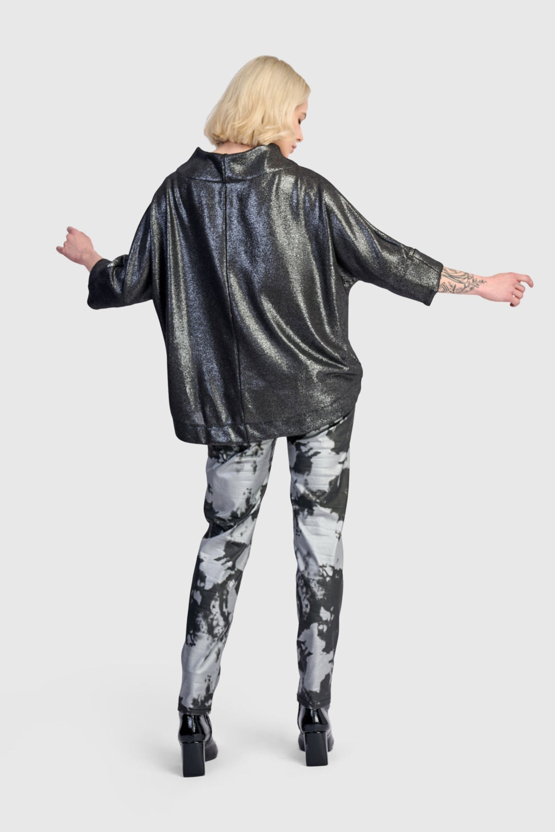 Roxy Pullover Top, Silver