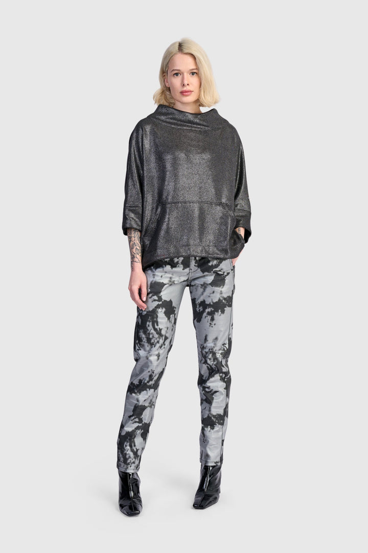 Roxy Pullover Top, Silver