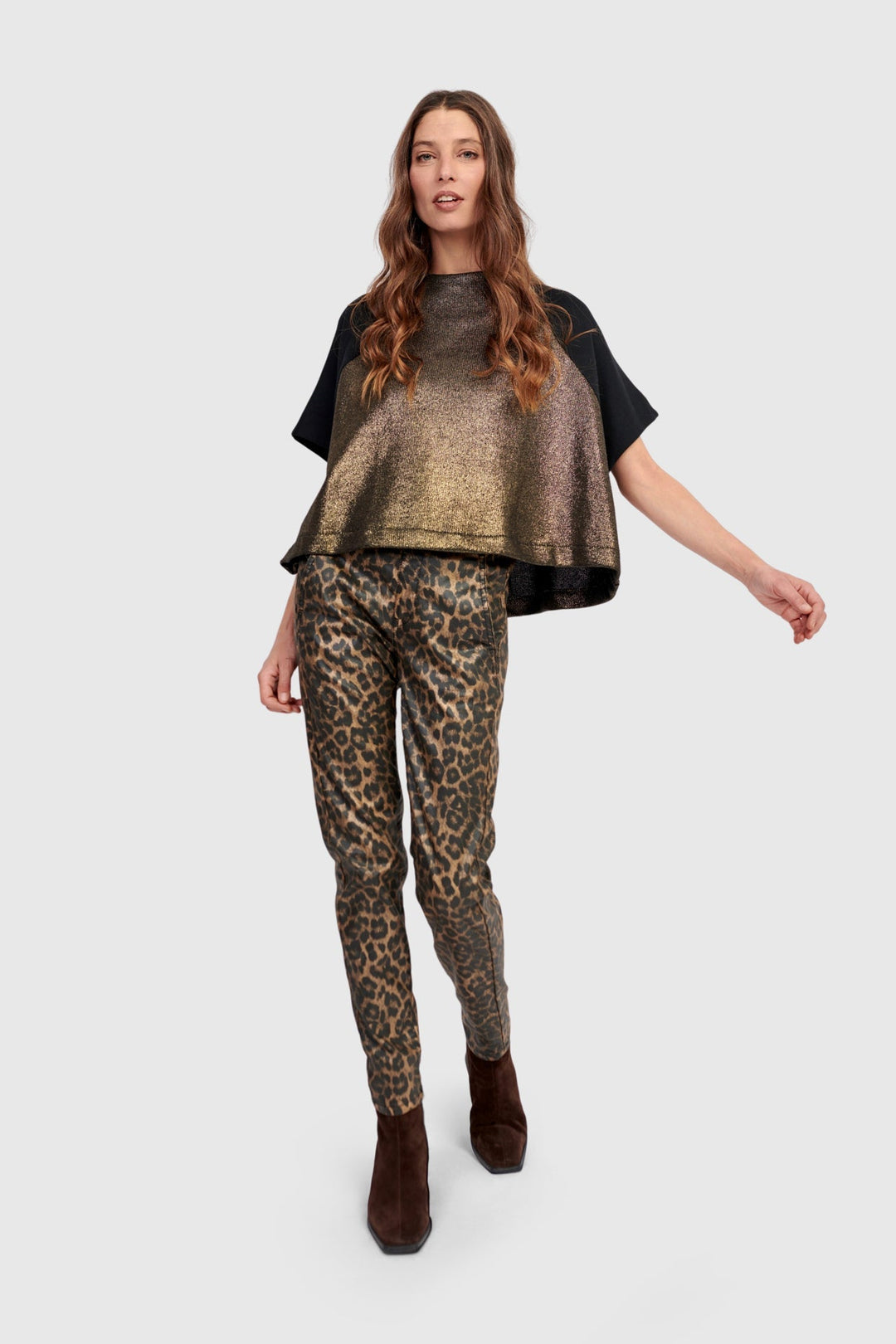 Velma Raglan Top, Gold