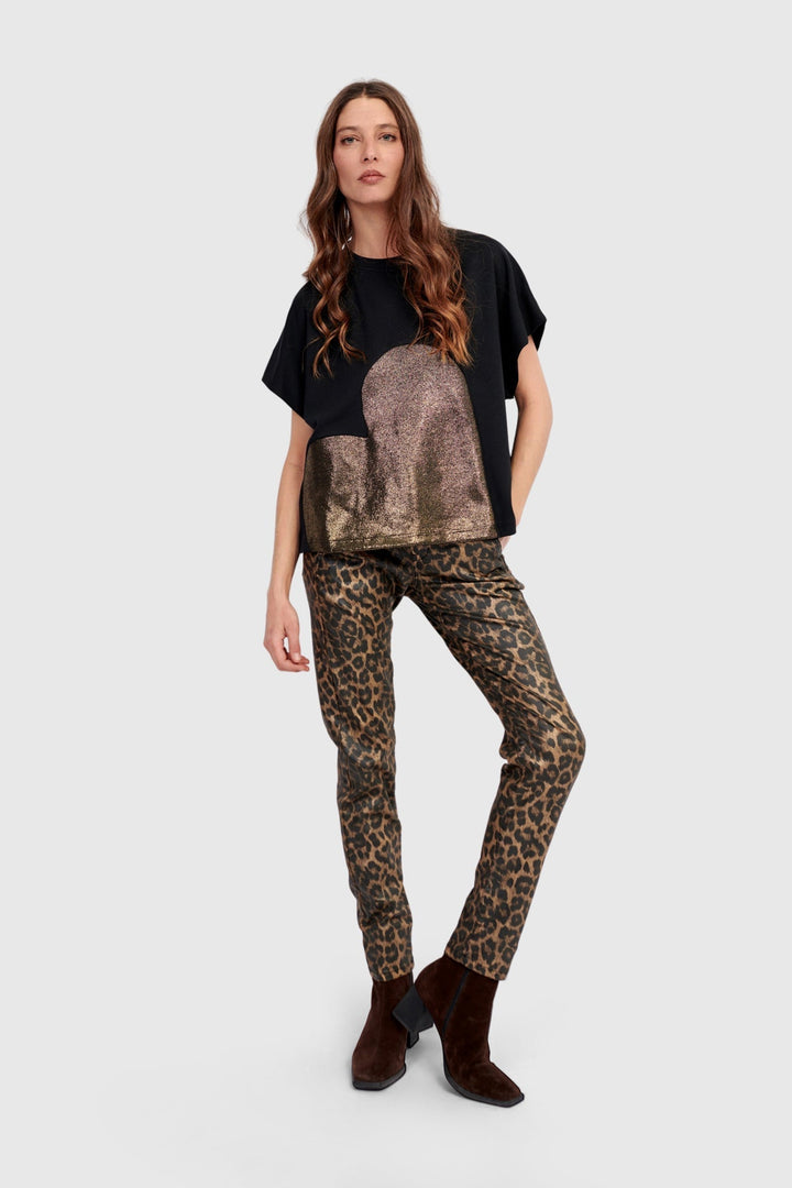 Lola Heart Tee, Gold