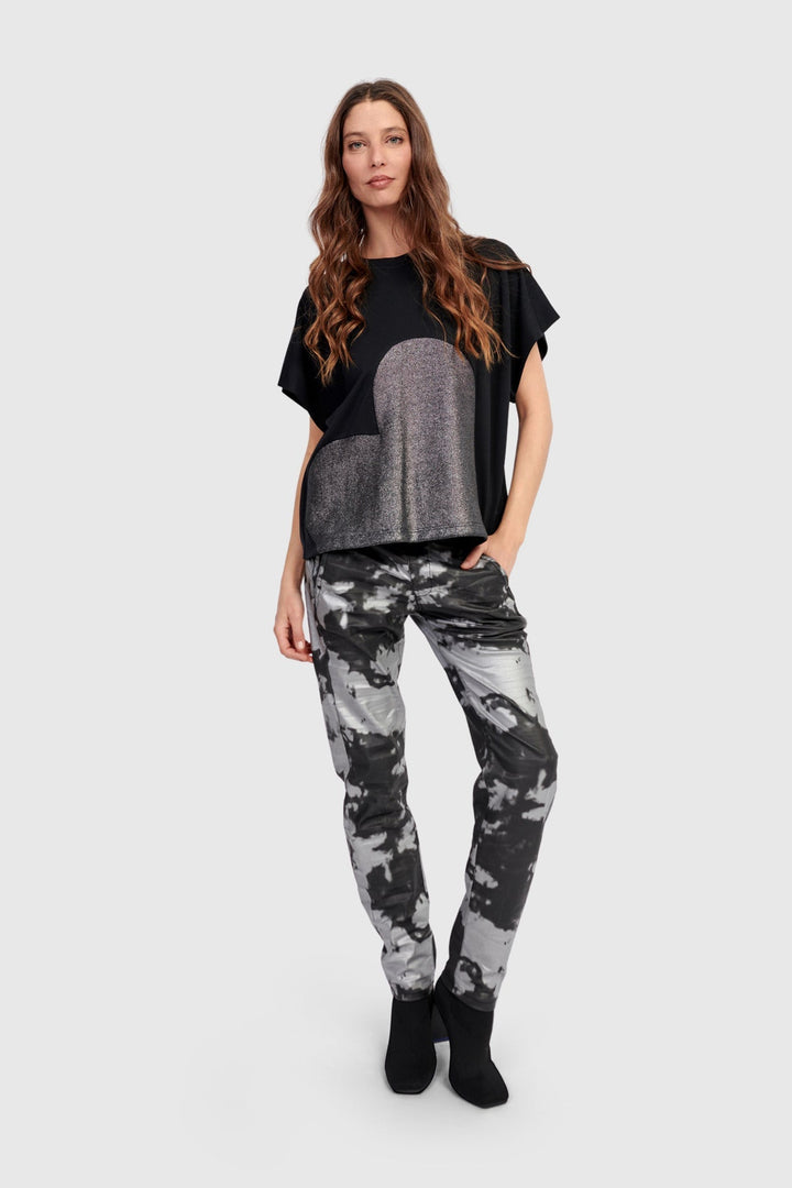 Lola Heart Tee, Silver