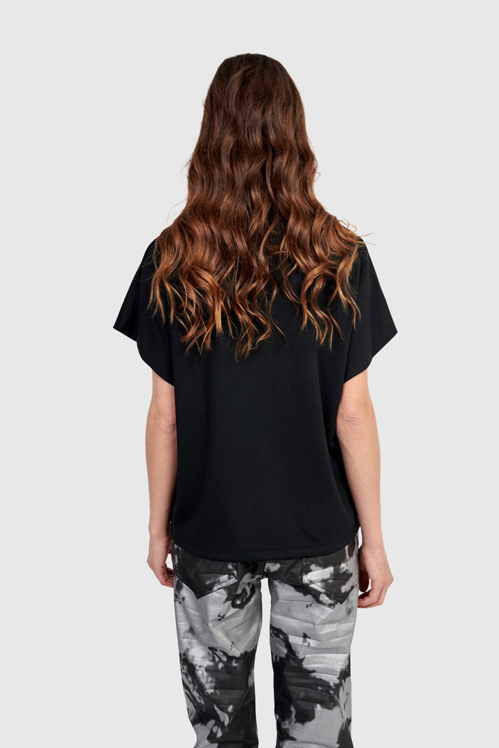 Lola Heart Tee, Silver