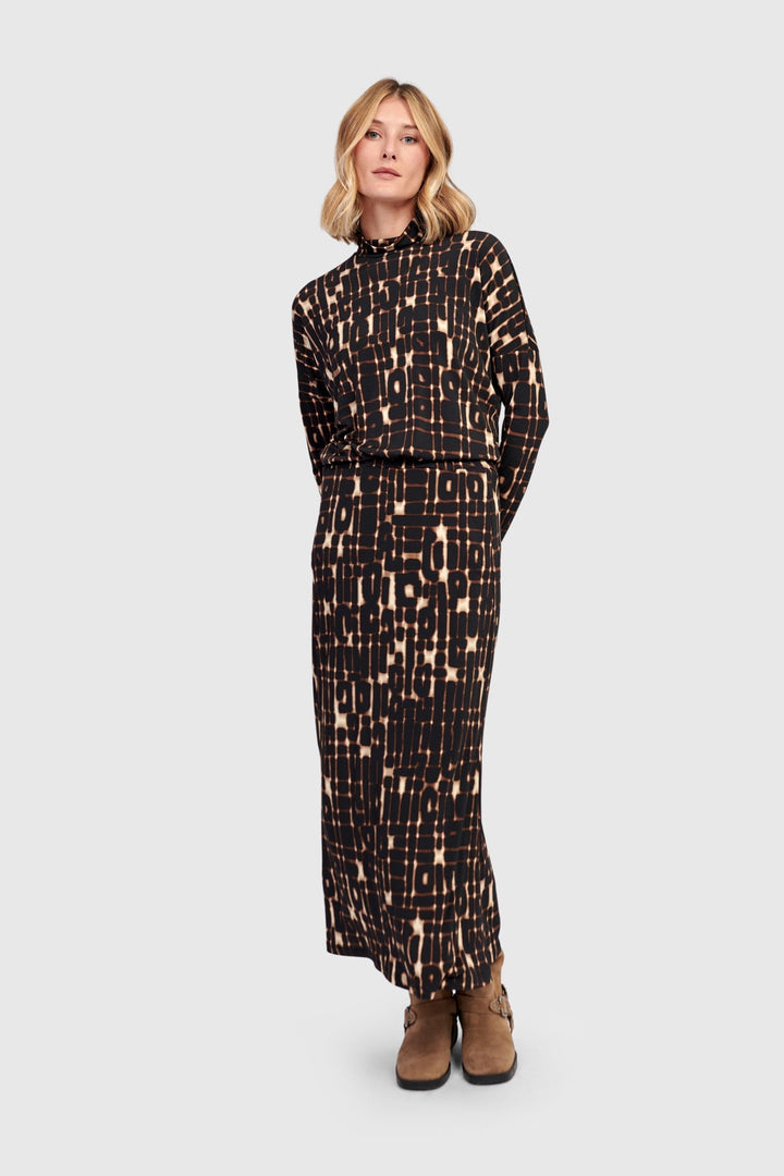 Glyph Pencil Skirt, Matrix