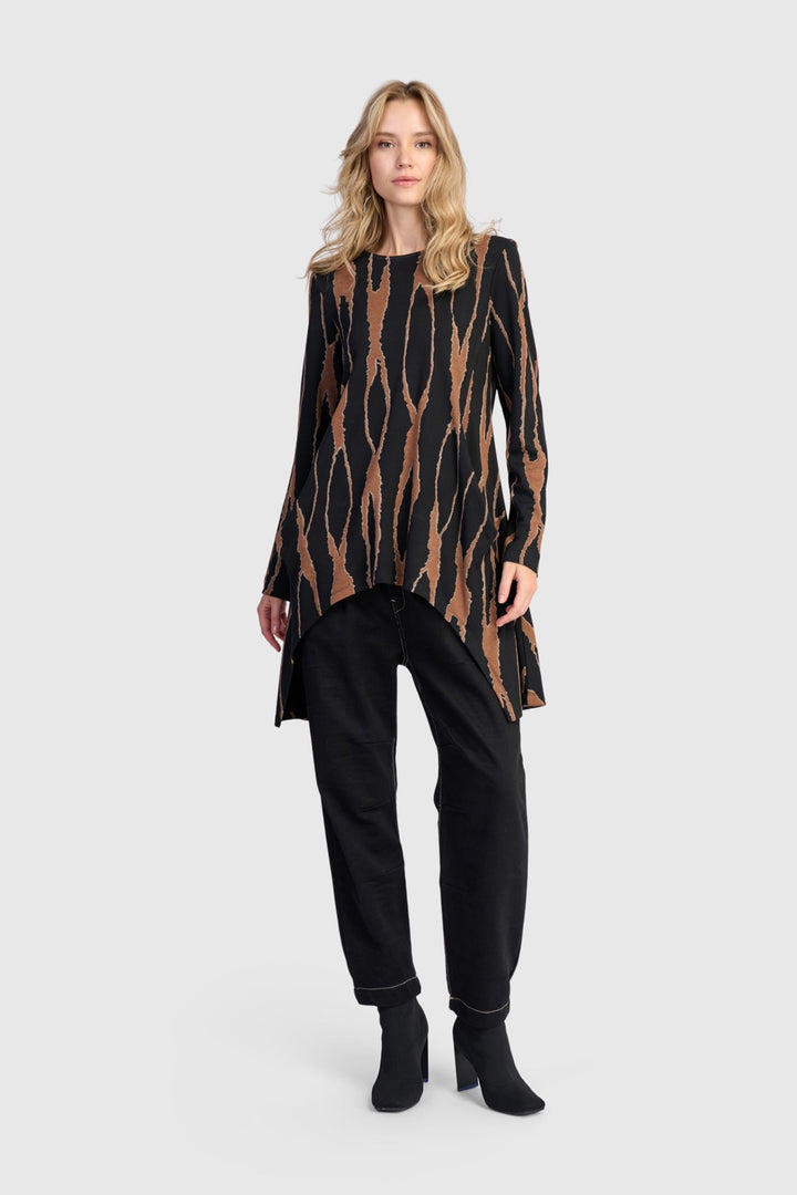 Lignette Pockets Top, Wood