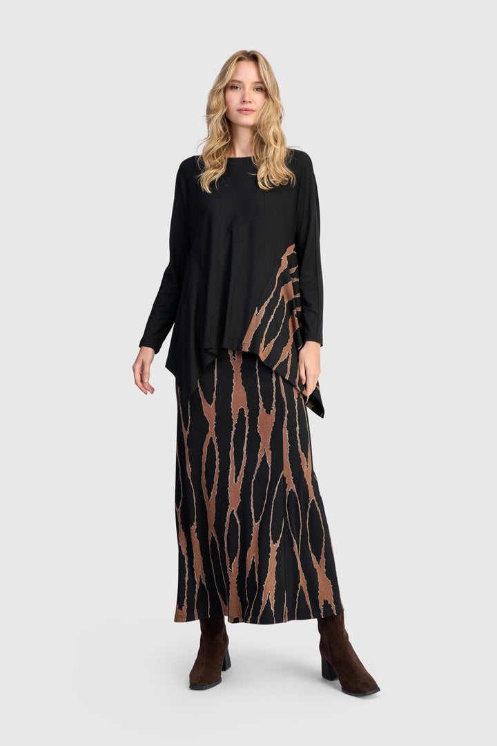 Laurel Pencil Skirt, Wood