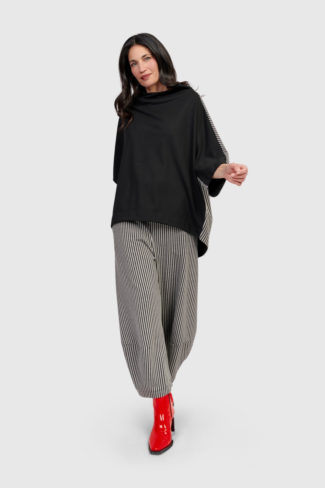 Sheffield Pullover Top, Steel