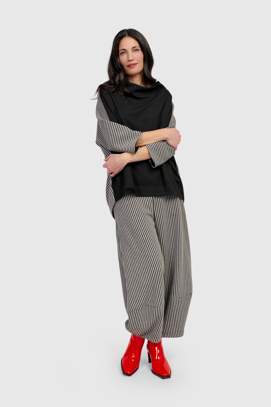 Sheffield Pullover Top, Steel
