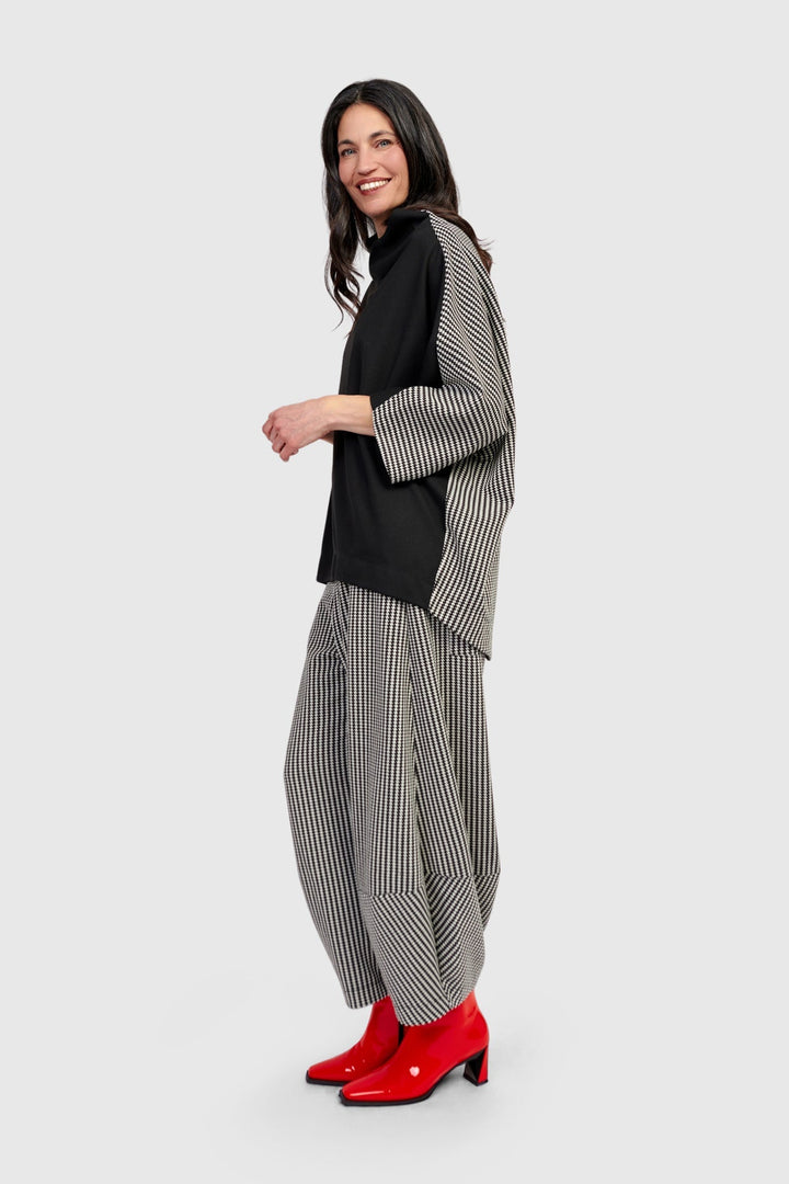 Uptown Lantern Pants, Steel