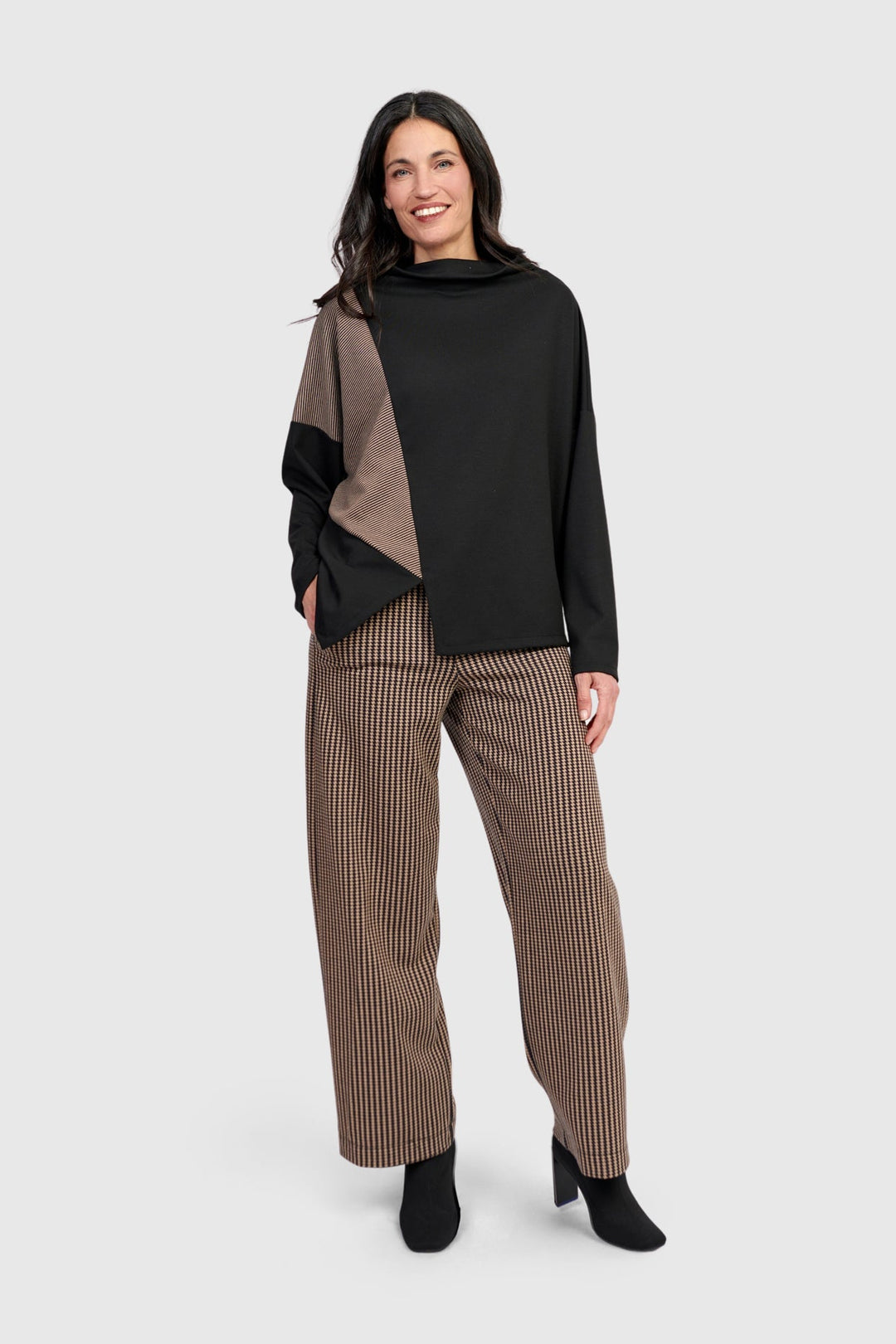 Park Straight Pants, Chocolate