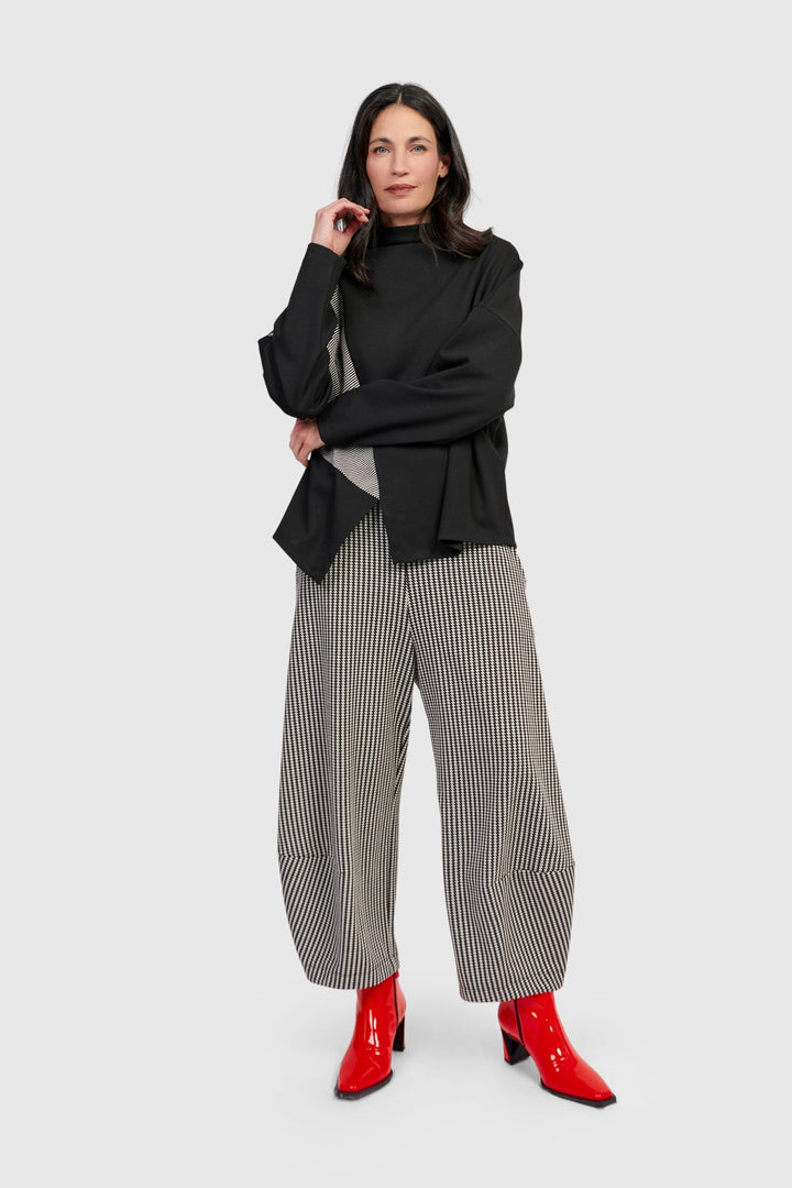 Uptown Lantern Pants, Steel