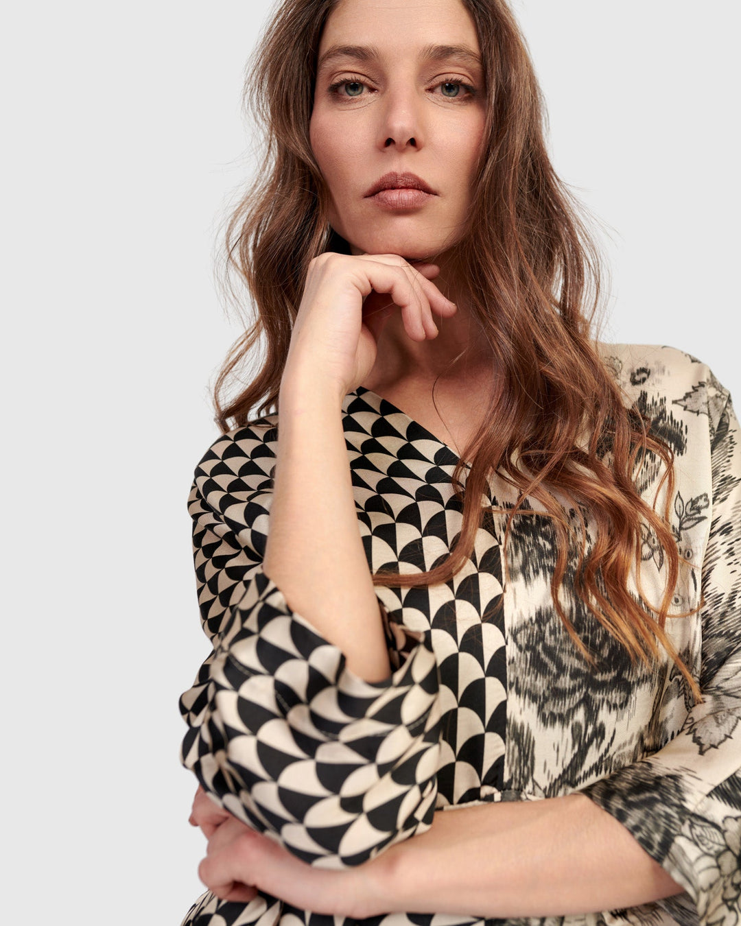 Fatima Draped Top - Mix