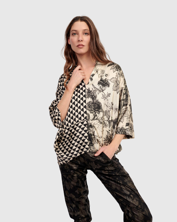 Fatima Draped Top - Mix