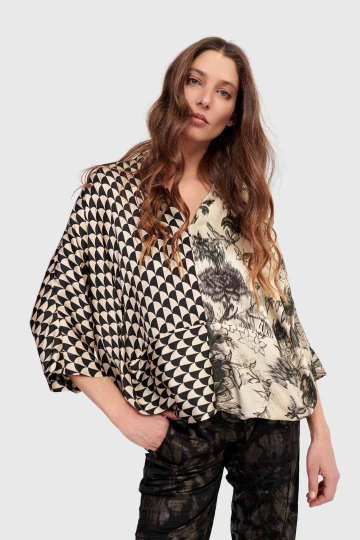 Fatima Draped Top - Mix