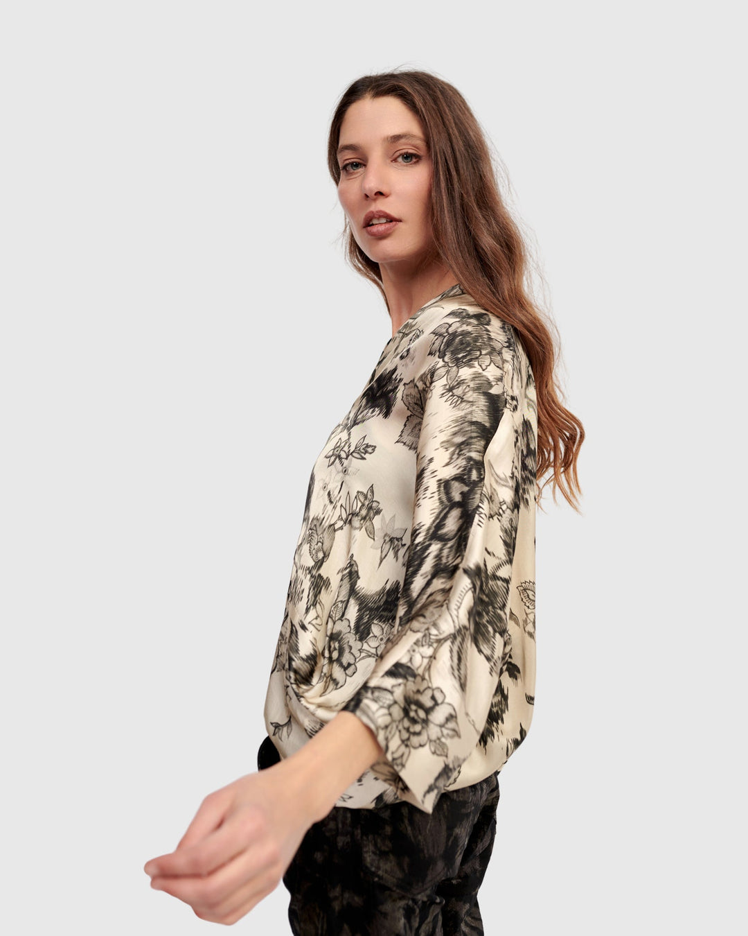 Fatima Draped Top - Mix