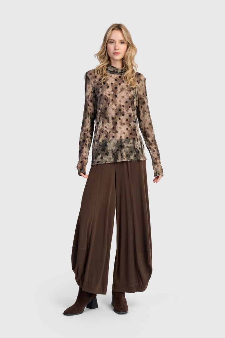 Oriel Mesh Turtleneck, Aquarelle