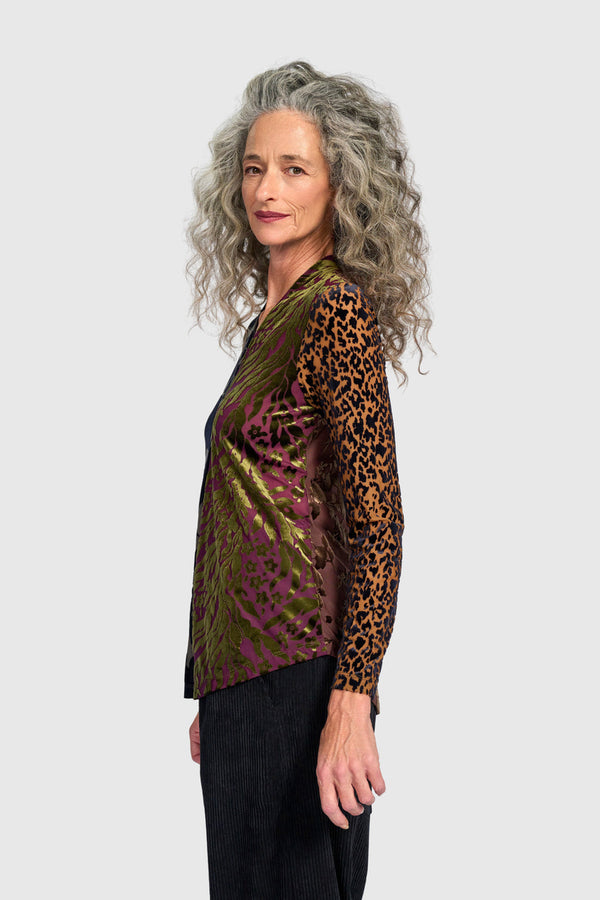Dolcezza V-Neck Top, Regal-TOPS-ALEMBIKA-Just Perfect Collection